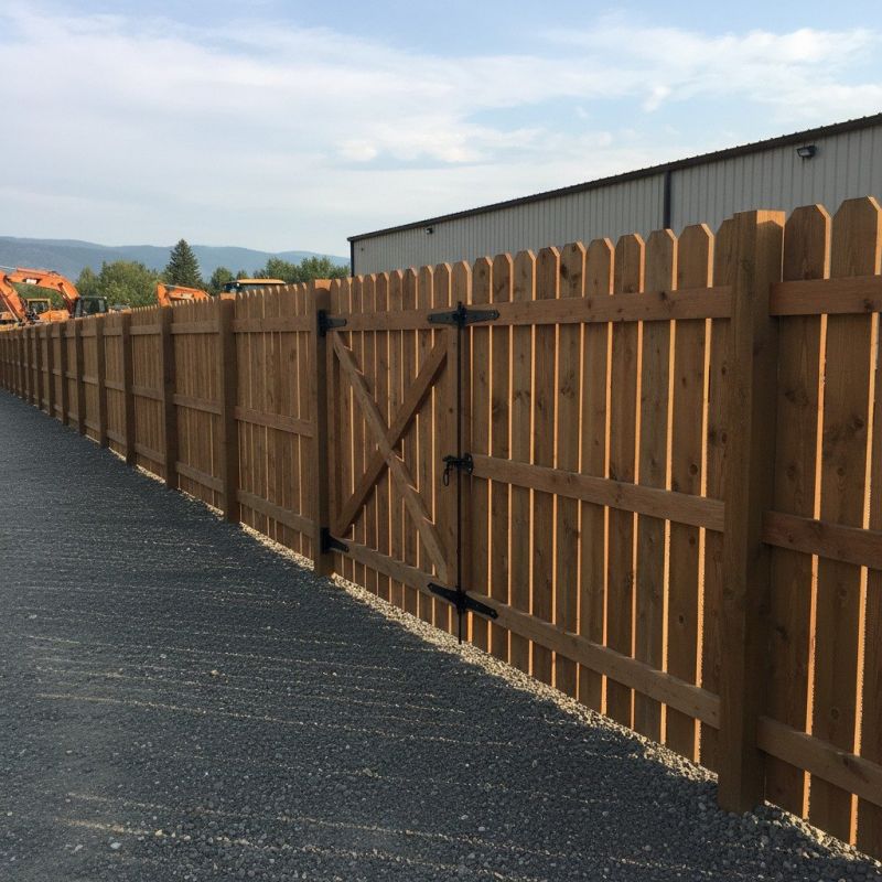 Wood Fence Installation detail